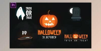Halloween Spooky Titles (Videohive 33590334) - PR Project