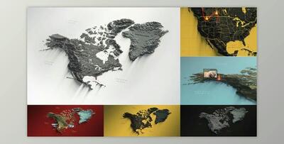 North America Map (Videohive 29479163)