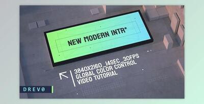 Urban Opener/ Concrete Architecture Video Mockup Busness LED Display City Industrial Real Estate IOS (Videohive 37868583) - AE Project