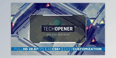 Tech Opener (Videohive 25722794) - AE Project