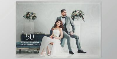 50 Perfect Wedding LUTs (CreativeMarket – 5376091)