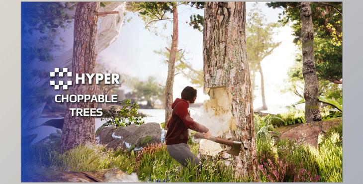 Unreal Engine - Blueprints Hyper Choppable Trees V2 v5.1