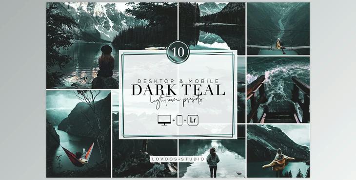 DARK TEAL – Lightroom Presets CreativeMarket-5945897 (XMP, DNG, LRTEMPLATE)