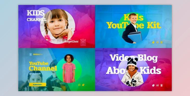 Kids YouTube Kit – VideoHive 23735094 - AE Project