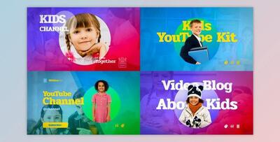Kids YouTube Kit – VideoHive 23735094 - AE Project