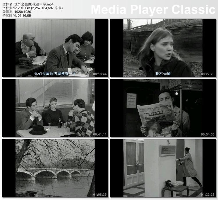 1964年法国经典犯罪片《法外之徒》蓝光法语中字