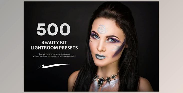 500 Beauty Kit Lightroom Presets CreativeMarket-5787001 (XMP)