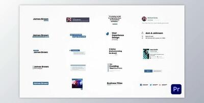 20 Classic Corporate Titles - MOGRT (Videohive 33303209)