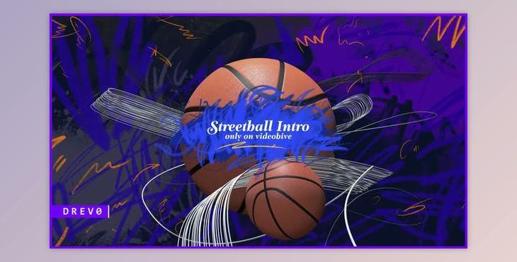Streetball Intro/ NBA/ Basketball Night/ Sport Promo/ Graffiti/ Street/ Broadcast Design/ Game/ Ball (Videohive 39362548) - AE Project