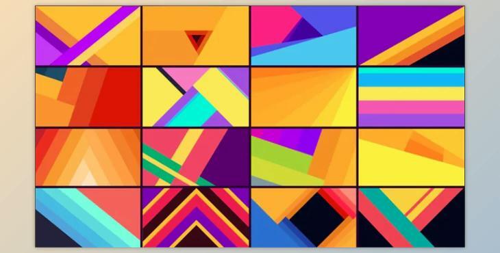 17 Colorful Shape Transitions Pack – Motionarray 780446