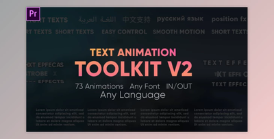 Text Animation Toolkit (Videohive 33504334)