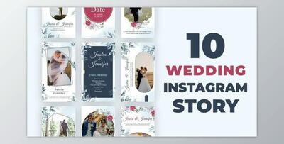 Wedding Instagram Story Pack Wedding Invitation (Videohive 34816124) - AE Project
