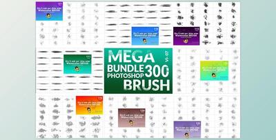 Watercolor Brush Bundle CreativeMarket-5750598 (ABR)