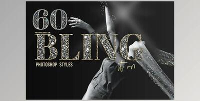 Bling it on Photoshop Styles CreativeMarket-5747294 (JPG, ABR, ASL)