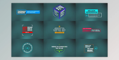 Minimalist Titles (Videohive 51937312) - AE Project