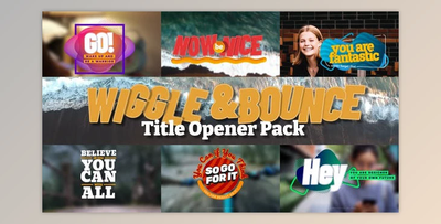 Wiggle & Bounce Title Opener (Videohive 50943354) - AE Project