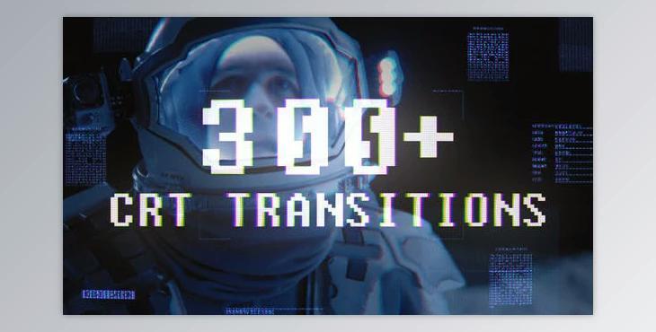 CRT Transitions (Videohive 39363867) - AE Project