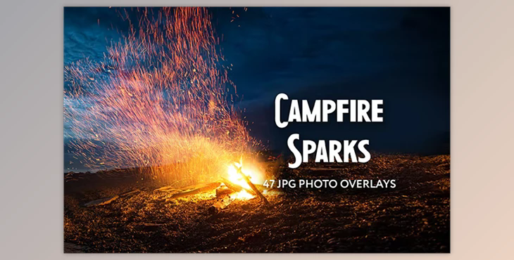 47 Campfire Spark Photo Overlays GraphicRiver - 34818217