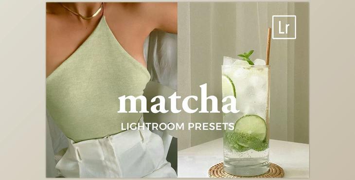 4 Lightroom Presets MATCHA CreativeMarket-5461477 (XMP, DNG)