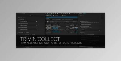 AeScripts Trim N Collect v1.5 After Effects Plugin