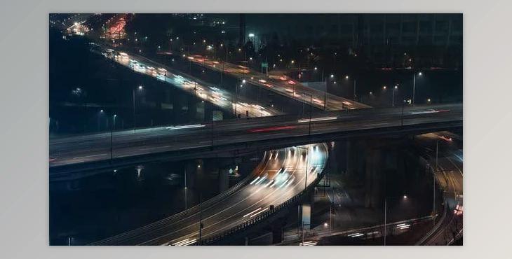 The Expressway’s Traffic at Night in the Korean Capital (Videohive 23229318)