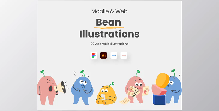 UI8 – Bean Illustrations