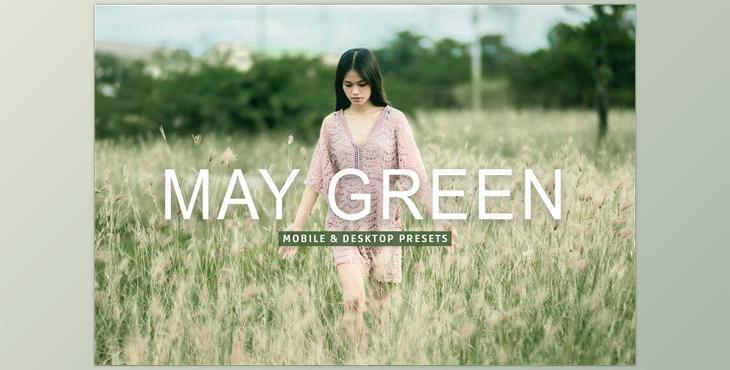 May Green Pro Lightroom Presets CreativeMarket - 7382385