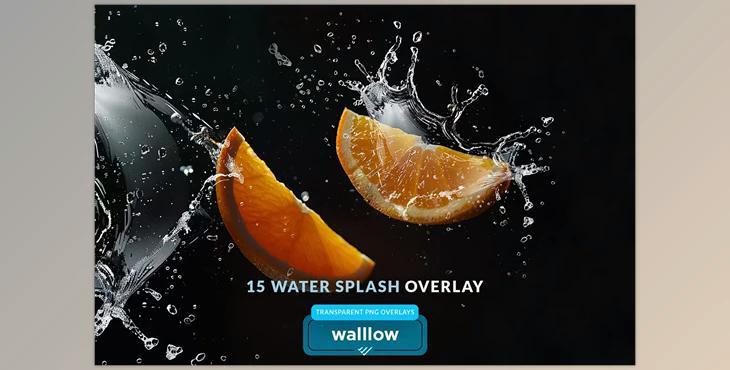 Water splash png overlay clipart- 279559206