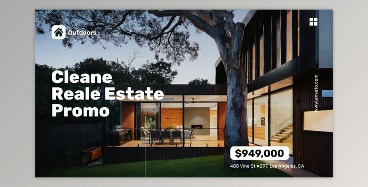 Clean Real Estate Promo (Videohive 39567000) - AE Project