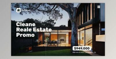 Clean Real Estate Promo (Videohive 39567000) - AE Project