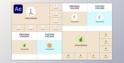 Yoga School Logo Reveal for After Effects (Videohive 55944942) - AE Project