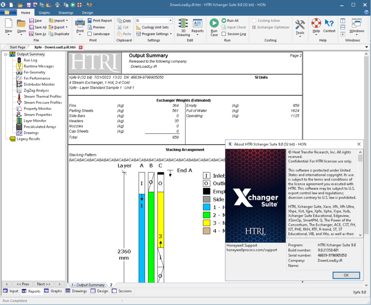 HTRI Xchanger Suite 9.0