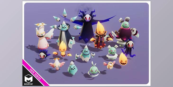 Unity Asset - Monsters Ultimate Pack 06 Cute Series v1.0