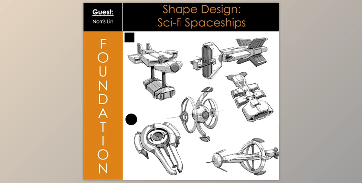 Foundation Patreon – Shape Design: Sci-Fi Spaceships with Norris Lin
