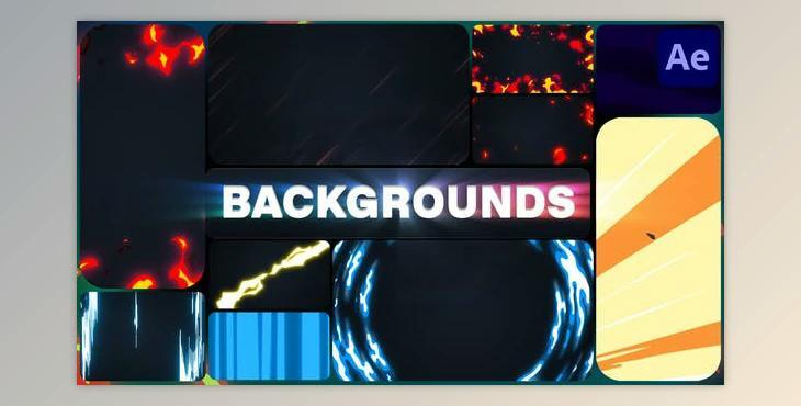 Animated Backgrounds for After Effects (Videohive 50891165) - AE Project
