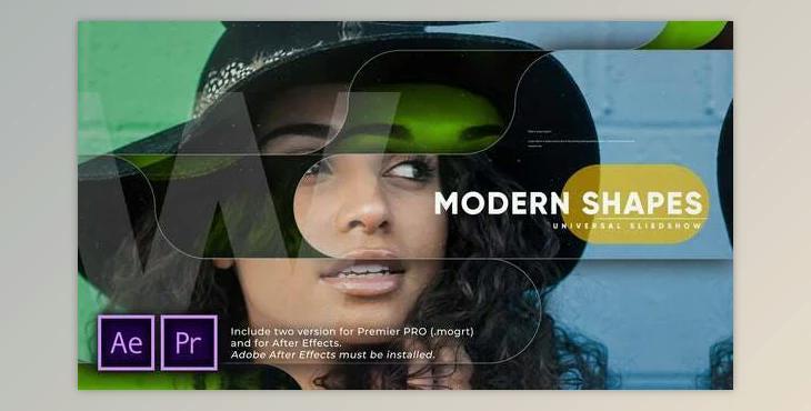 Modern Shapes Universal Slideshow (Videohive 31832672) - PR Project