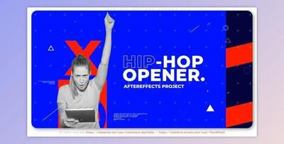 Hip Hop Typo Opener - AE Project Videohive 31426641