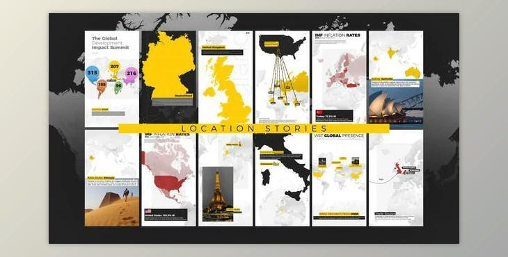 World Map Pro - Location Stories (Videohive 43262680) - AE Project