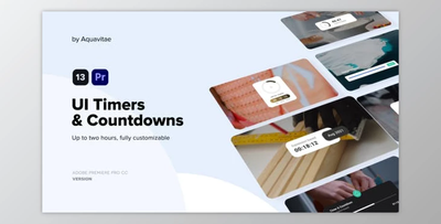 UI Timers & Countdowns l MOGRT for Premiere Pro (VideoHive 37499786)