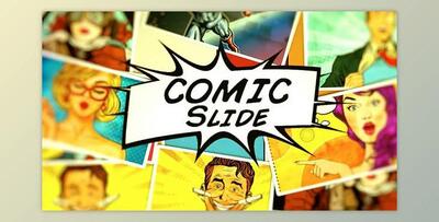 Comic Slide - Premiere Pro - Videohive 33778068
