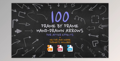 Frame By Frame Hand Drawn Arrows (Videohive 34067494) - AE Project