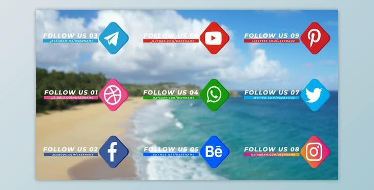 Social Media Pack Version 002 (Videohive 33042389)