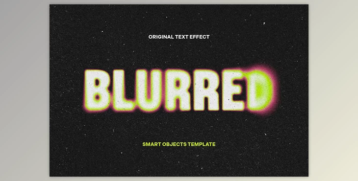 Acid Blurred Text Effect - 280940297