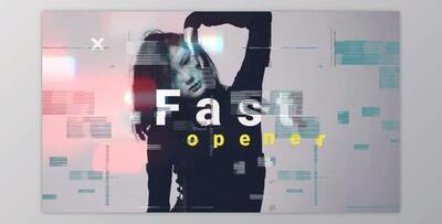 Glitch Fast Opener (Videohive 20181926) - AE Project