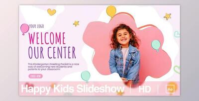 Happy Kids Slideshow (Videohive 38342478) - AE Project