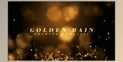 Golden Rain (Motionarray 860211) - AE Project