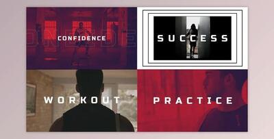 Fast Sports Opener / Glitch Fitness and Workout (Videohive 27087936)