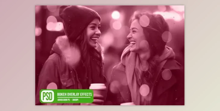 Bokeh Overlay Photo Effects - DS3TJU9