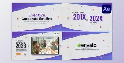 Creative Corporate Timeline Slideshow for After Effects (Videohive 48633330) - AE Project