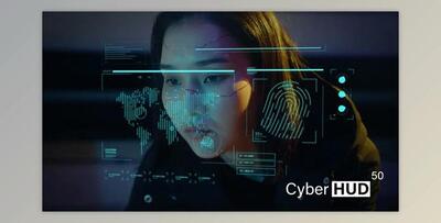 Cyber HUD 50 Elements (Videohive 33497764) - AE Project
